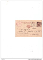 1904  CARTOLINA CON ANNULLO GALLARATE MILANO - Stamped Stationery