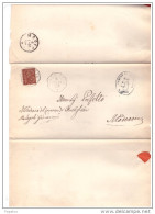 1891  LETTERA CON ANNULLO  OTTAGONALE BASTIGLIA MODENA - Marcophilie