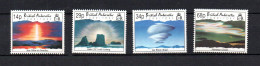 British Antarctic Territory 1992 Set Nature/Atmosphere Stamps (Michel 199/202) MNH - Neufs