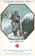 Les Quatre Saisons Du Poilu Par Marc Saurel - L'Hiver - Croix Rouge - Nimes - Guerra 1914-18