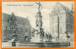 DK149_*     FREDERIKSBORG SLOT * SPRINGVANDET * SIMPLE BACKSIDE  SENT 1907 - Dinamarca