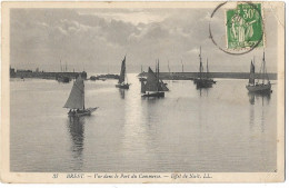 CPA - BREST - Vue Dans Le Port Du Commerce - Effets De Nuit - Barques - Brest