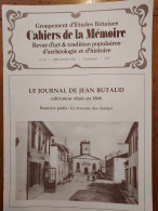 ILE DE RÉ 1996 Groupt D'Études Rétaises Cahiers De La Mémoire N°62  LE JOURNAL DE JEAN BUTAUD CULTIVATEUR  (20 P.) - Poitou-Charentes