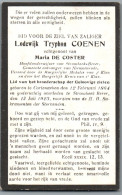 Bidprentje Kortenaken - Coenen Lodewijk Tryphon (1864-1923) - Devotion Images