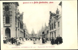 CPA Paris, Weltausstellung 1900, Esplanade Des Invalides - Other & Unclassified