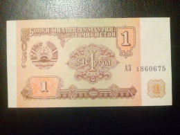 Billet De Banque Du Tadjikistan 1 Somoni 1994 - Tadjikistan
