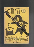 Gazette Der Confrérie De La Marmite Sonderausgabe Sommer 1978 Für Das 20. Grand-Marmitage Vom 22.-24. September 1978 Im  - Otros & Sin Clasificación