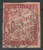 CONGO - TAXE 22  EMISS GALES 30C ROUGE CACHET A DATE OUESSO COTE 45 EUR - Gebraucht