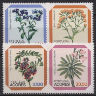 Portugal - Azoren 1982 Blumen 349/52 Postfrisch - Azoren