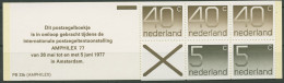 Niederlande 1976 Ziffern Markenheftchen MH 24 Postfrisch (C96002) - Markenheftchen Und Rollen