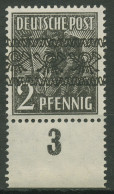 Bizone 1948 II. Kontrollrat Mit Bandaufdruck Plattendruck 36 I A P UR Postfrisch - Postfris