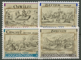 Luxemburg 1999 Johannes Bertels Zeichnungen Ortsansichten 1485/88 Postfrisch - Ongebruikt