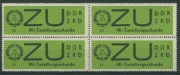 DDR 1965 Für Sendungen Mit Zustellurkunde 2 X 4er-Block Postfrisch (G14816) - Andere & Zonder Classificatie