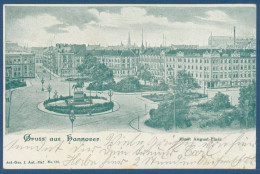Hannover Ernst-August-Platz, Gelaufen 1905, Einriß (AK2519) - Hannover