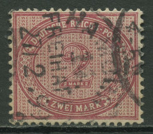 Deutsches Reich 1875 Ziffer Im Oval 37 F Gestempelt Geprüft - Used Stamps