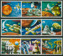 Paraguay 1978 Weltraumprojekte Der Zukunft 3051/59 Postfrisch - Paraguay
