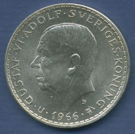 Schweden 5 Kronen 1966, Gustaf VI., Verfassung, KM 839 Vz/st (m2591) - Zweden