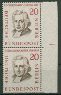 Berlin 1957 F. Schleiermacher Senkrechtes Paar Mit Passerkreuz 167 Postfrisch - Unused Stamps