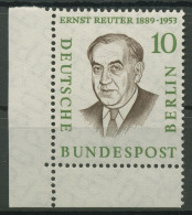 Berlin 1957 Ernst Reuter 165 Ecke 3 Unten Links Postfrisch - Ungebraucht