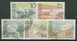 Liechtenstein 1972 Landschaften 573/77 Gestempelt - Oblitérés