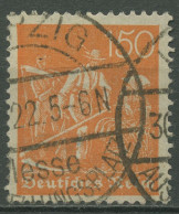 Deutsches Reich 1921 Arbeiter Posthorn Pflüger 169 Gestempelt Geprüft - Used Stamps