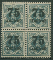 Württemberg Dienstmarken 1923 Mit Aufdruck 176 4er-Block Postfrisch - Neufs