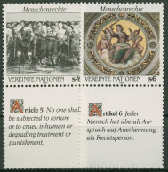 UNO Wien 1989 Erklärung Der Menschenrechte Gemälde Fresko 96/97 Zf Postfrisch - Neufs