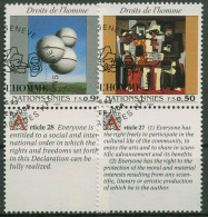 UNO Genf 1993 Erklärung Der Menschenrechte Picasso Gemälde 233/34 Zf Gestempelt - Used Stamps