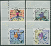 Bund 1997 Sporthilfe Fun-Sport 1898/01 Ecke 1 Mit TOP-ESST Bonn (E2701) - Used Stamps