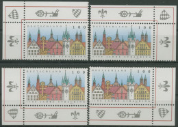 Bund 1997 Straubing Stadtansicht 1910 Alle 4 Ecken Postfrisch (E2718) - Neufs