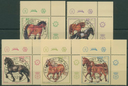 Bund 1997 Jugend: Tiere Pferde Pferderassen 1920/24 Ecke 2 TOP-Stempel (E2753) - Oblitérés