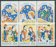 Schweden 1988 Weihnachten Weihnachtsgeschichte 1510/15 Postfrisch - Neufs