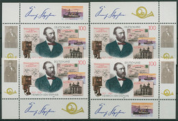 Bund 1997 Weltpostverein UPU H. V. Stephan 1912 Alle 4 Ecken Postfrisch (E2723) - Unused Stamps