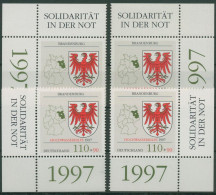 Bund 1997 Hochwasserhilfe Brandenburg 1941 Alle 4 Ecken Postfrisch (E2771) - Unused Stamps