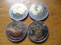 4 X 2 Euros Finlande 2005 Unc - Finland