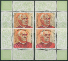 Bund 1997 Naturheilkunde Sebastian Kneipp 1925 Alle 4 Ecken Mit TOP-ESST (E2763) - Used Stamps