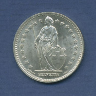 Schweiz 1 Franken 1947 B, Stehende Helvetia, KM 24 Vz/st (m6317) - Autres & Non Classés