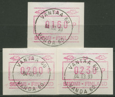 Finnland ATM 1990 Mit Automaten-Nr. 29, Satz ATM 8.2 D S3 Gestempelt - Automaatzegels [ATM]