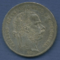 Ungarn 1 Forint 1879 K. B., Franz Josef I., J 358, Vz (m6331) - Ungarn