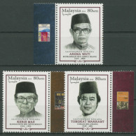 Malaysia 2016 Schriftsteller 2248/50 Postfrisch - Malaysia (1964-...)