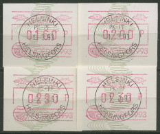 Finnland ATM 1993 NORDIA 1993, Satz ATM 16 S 2 Gestempelt - Timbres De Distributeurs [ATM]