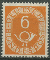 Bund 1951 Freimarke Posthorn 126 Mit Falz - Ungebraucht