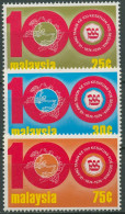 Malaysia 1974 Weltpostverein UPU 121/23 Postfrisch - Maleisië (1964-...)