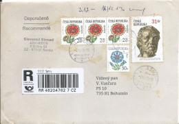 R Envelope Czech Republic Rodin Used In 2013 - Beeldhouwkunst