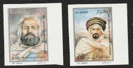 Non-dentelé/Année 2001-N°1299/1300 Neufs**MNH/imperforated : Résistances Populaires     (md) - Algérie (1962-...)