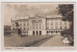 39071621 - Koenigsberg / Kaliningrad. Universitaet. 1942 Feldpost Vorder- Und Rueckseite Leicht Fleckig, Sonst Gut Erha - Ostpreussen