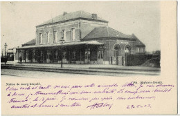 Station De Bourg-Léopold Circulée En 1903 - Leopoldsburg