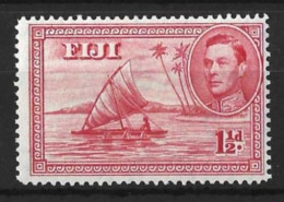 FIJI....KING GEORGE VI..(1936-52..)...1 & HALFd....SG252b....DIE II....P14.....(CAT.VAL.£35..)....MH.... - Fidschi-Inseln (...-1970)