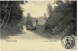 Over-Yssche La Route De Bruxelles Circulée En 1912 - Overijse
