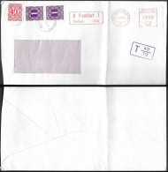 Austria Klosterneuburg Postage Due Cover 1974 Mailed From Frankfurt Germany - Covers & Documents